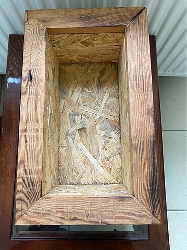 Kütük sandık kutu - Görsel 5