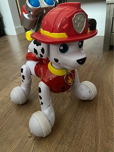 9- 18 kg Beden kırmızı Renk Zoomer Paw Patrol itfaiye köpek