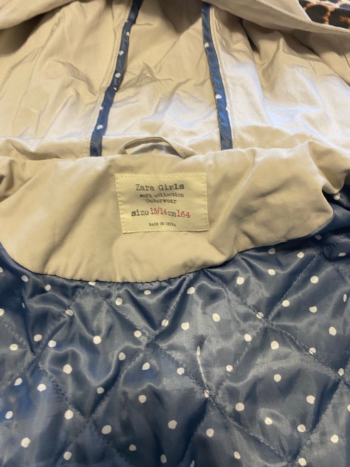 ZARA KIZ ÇOCUK İNCE MONT CEKET - Görsel 3