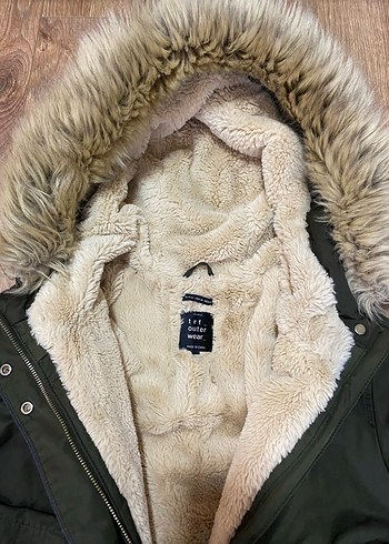 Zara içi kürklü parka,kaban - Görsel 4