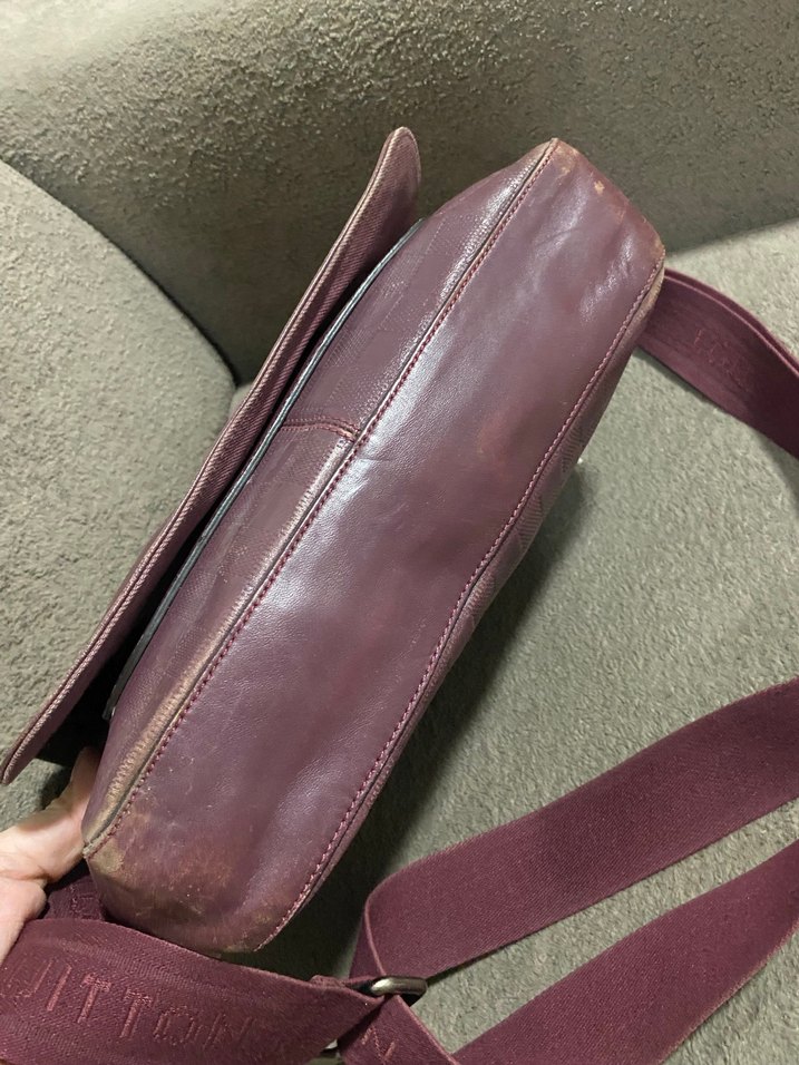 Louis Vuitton Bordo Deri unisex Çanta (orijinal) - Görsel 4