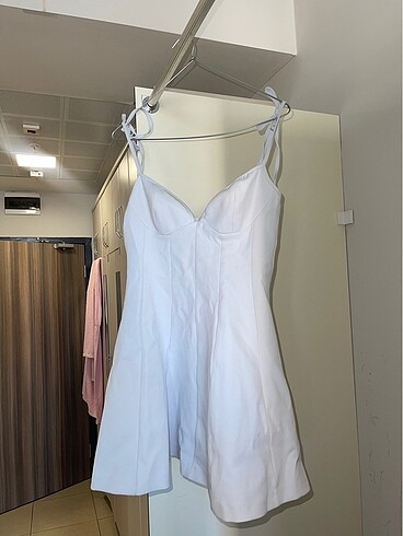 Zara zara baby blue elbise