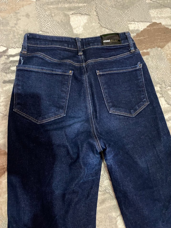 Lacivert Kadın Mon jeans Pantolon - Görsel 4