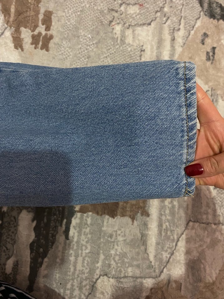 Yırtık Detaylı Midi Boy Kadın Kot Pantolon - Görsel 5