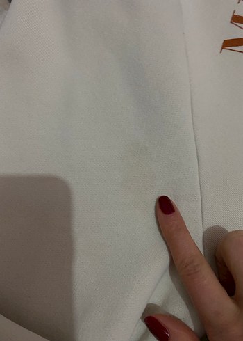 Kapüşonlu Baskılı Gri Kadın Sweatshirt - Görsel 4