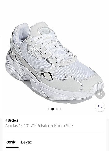 Adidas SIFIR ORJİNAL ADİDAS FALCON SPOR AYAKKABI