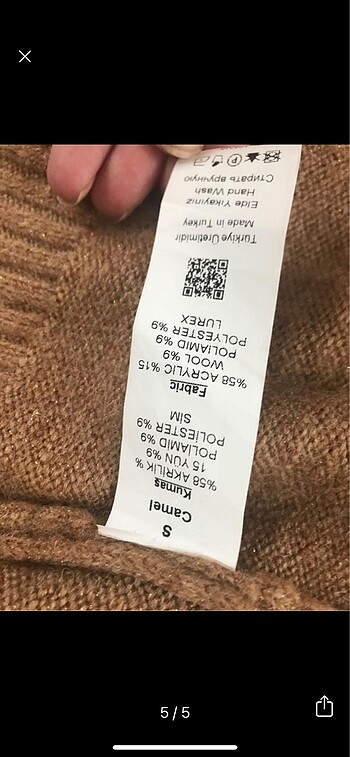 universal Beden camel Renk Uzun hırka