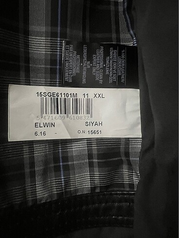 Erkek Derimod deri mont - Görsel 6