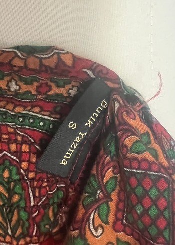 38 Beden bordo Renk Bordo desenli Bohem Uzun Elbise