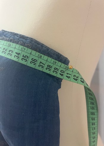 Nakışlı Straplez  Kot Tulum - Görsel 5