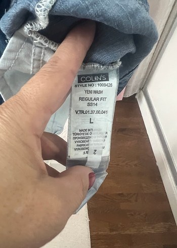 Nakışlı Straplez  Kot Tulum - Görsel 4