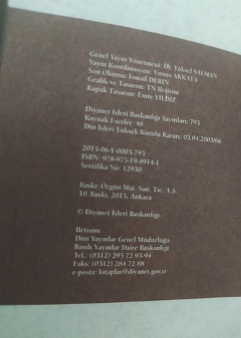 İslam İlmihali - Lutfi Şentürk, Seyfettin Yazıcı CEP BOY - Görsel 3