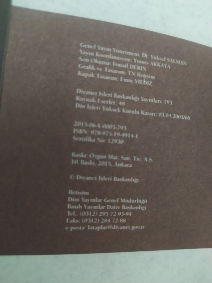 İslam İlmihali - Lutfi Şentürk, Seyfettin Yazıcı CEP BOY - Görsel 3