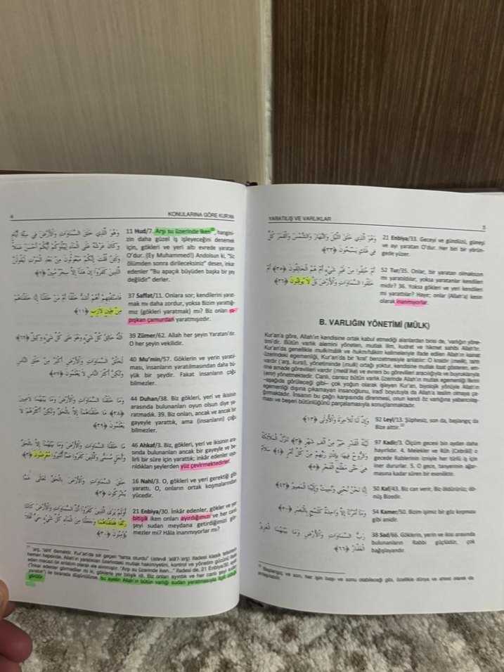 Konularına Göre Kur'an - Sistematik Fihrist - Görsel 5