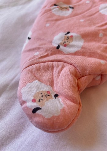 Kız Bebek Fermuarlı Pembe Uyku Tulumu 2.0 Tog - Görsel 7