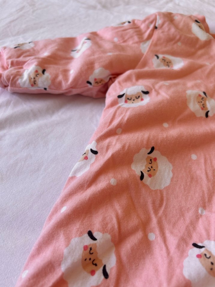 Kız Bebek Fermuarlı Pembe Uyku Tulumu 2.0 Tog - Görsel 5