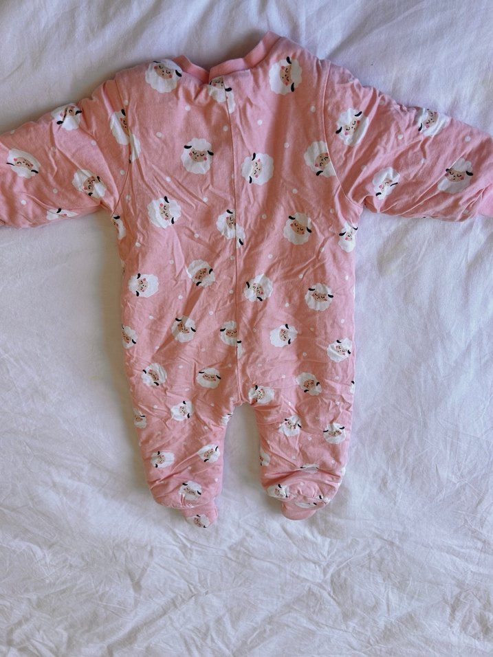 Kız Bebek Fermuarlı Pembe Uyku Tulumu 2.0 Tog - Görsel 2