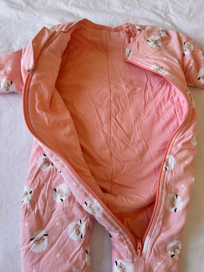 Kız Bebek Fermuarlı Pembe Uyku Tulumu 2.0 Tog - Görsel 3