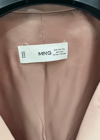 xl Beden Pembe Kadın Düğmeli Midi Blazer Ceket