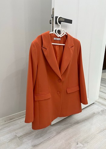 Diğer Düğmeli Regular Fit Kadın Bej Blazer Ceket