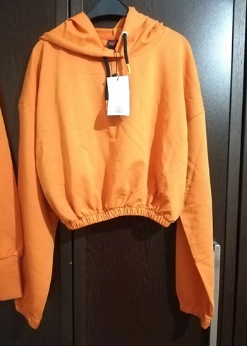 Diğer Turuncu Mini Sweatshirt Kadınlar İçin