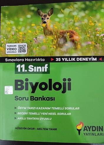 11. Sınıf Biyoloji Aydın yayınları