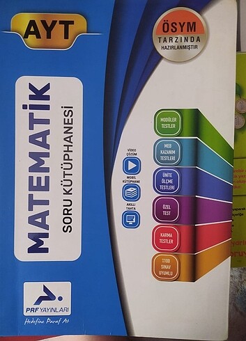 Matematik test kitabı çok çok az kullanıldı. Resimdeki gibi duru