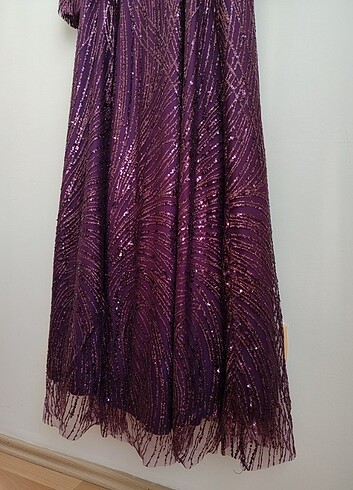 Abiye  tesettür elbise - Görsel 3