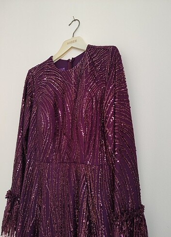 Abiye  tesettür elbise - Görsel 4