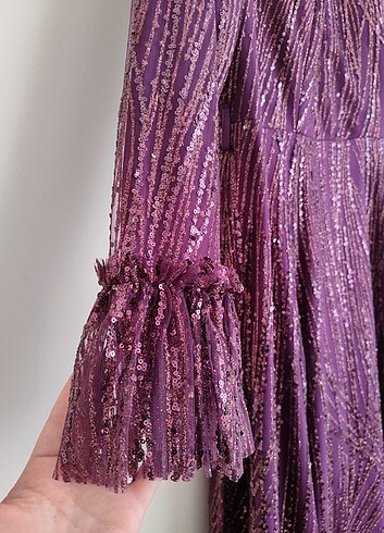 Abiye  tesettür elbise - Görsel 6