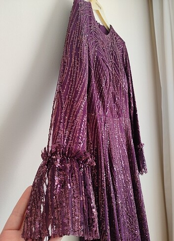 Abiye  tesettür elbise - Görsel 7