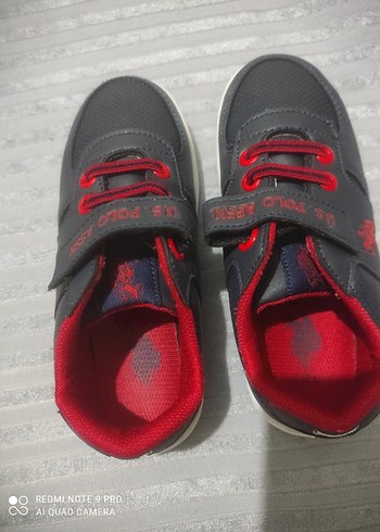 U.S. Polo Assn. Erkek Çocuk Kırmızı Spor Ayakkabı - Görsel 2