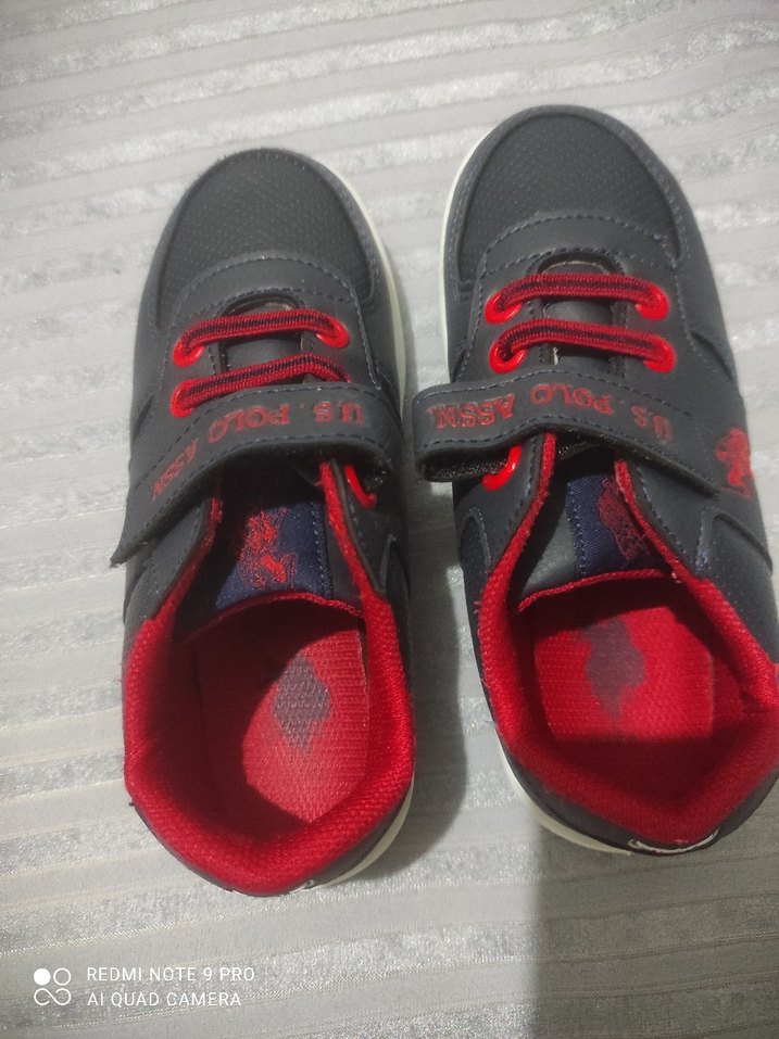 U.S. Polo Assn. Erkek Çocuk Kırmızı Spor Ayakkabı - Görsel 2