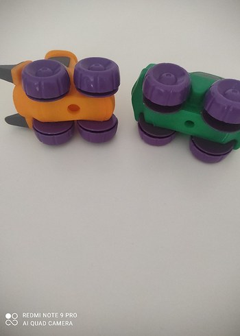 Renkli Oyuncak Araba Seti - Görsel 3