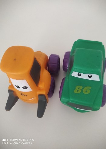 Renkli Oyuncak Araba Seti - Görsel 2