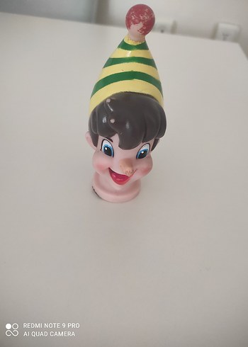 vintange koleksiyonluk Figür Pinokyo Baş - Görsel 2