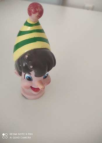 vintange koleksiyonluk Figür Pinokyo Baş - Görsel 3