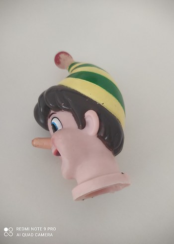 vintange koleksiyonluk Figür Pinokyo Baş - Görsel 6