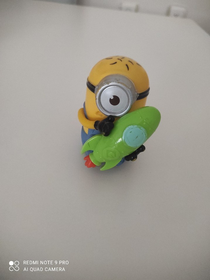 Renkli Sarı Minyon Figür - Görsel 2