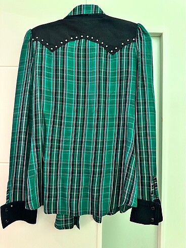 Adl cengiz abazoğlu ekose yeşil gömlek - Görsel 2