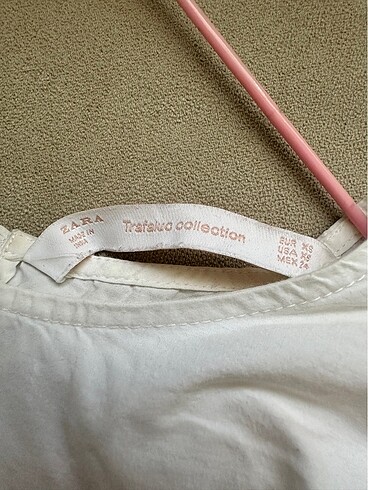 Zara beyaz crop fisto bluz - Görsel 3