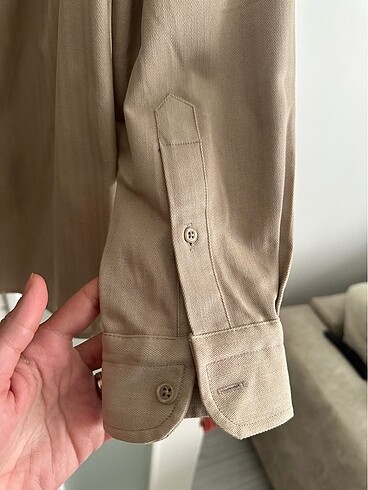 Defacto bej renk erkek gömlek - Görsel 3