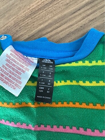 9-12 Ay Beden yeşil Renk Adidas Lego yeşil bebek tulum