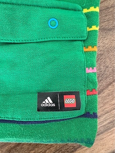 9-12 Ay Beden Adidas Lego yeşil bebek tulum