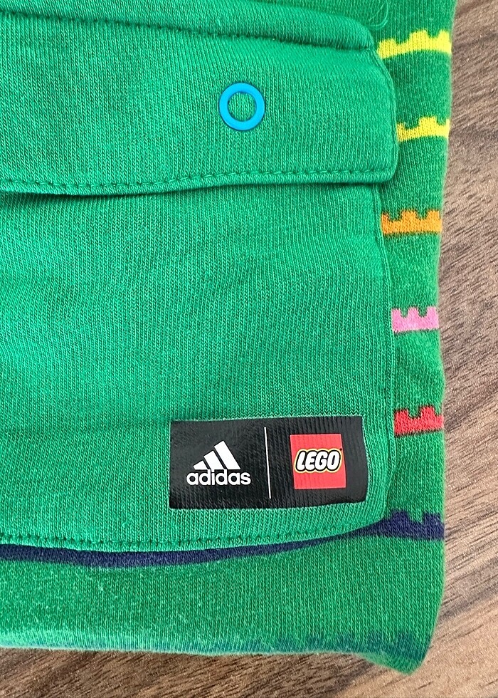 Adidas Lego yeşil bebek tulum - Görsel 3