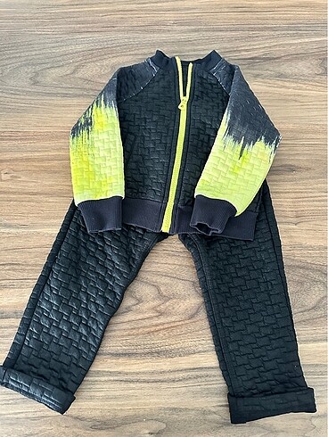 Panço kız çocuk kapitone ikili takım - Görsel 2