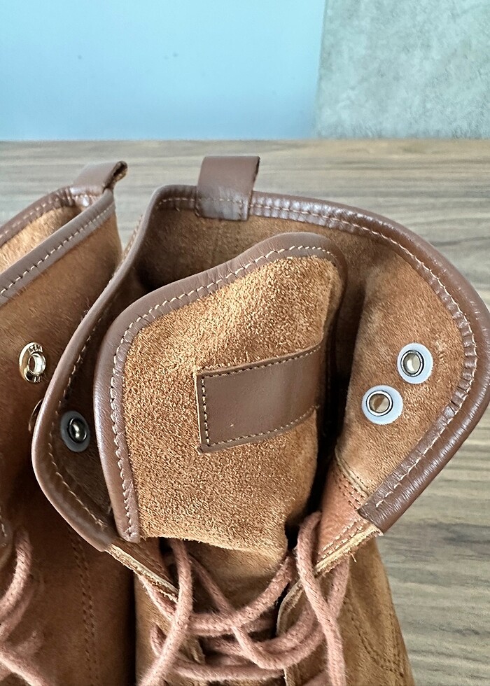 Nine West taba süet bot - Görsel 5