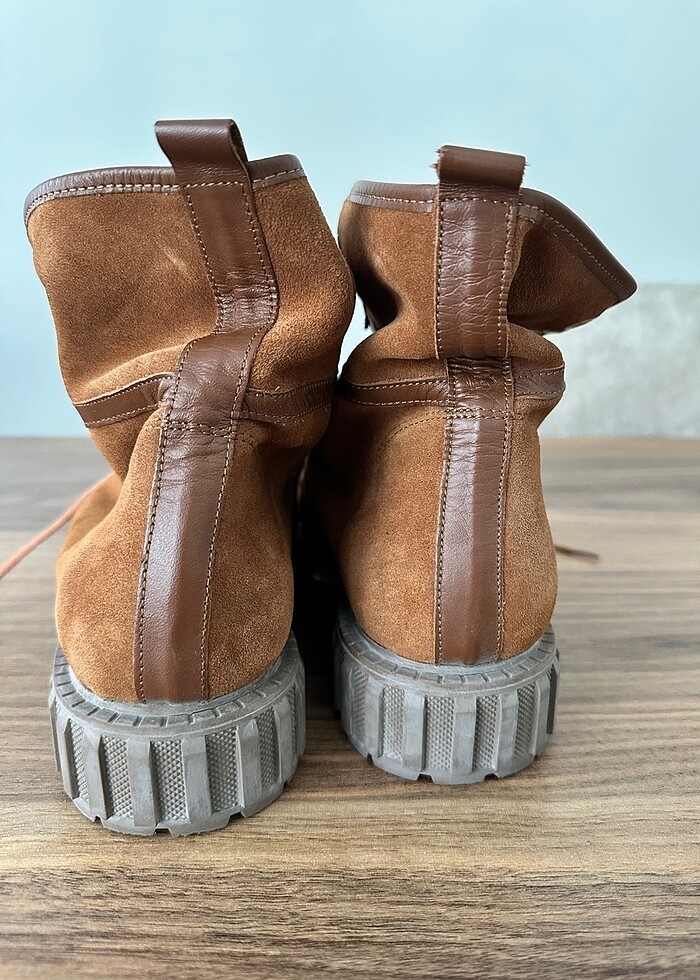 Nine West taba süet bot - Görsel 4