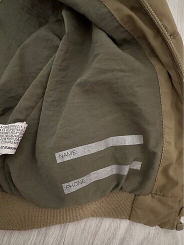 Zara haki yeşil şişme mont - Görsel 5