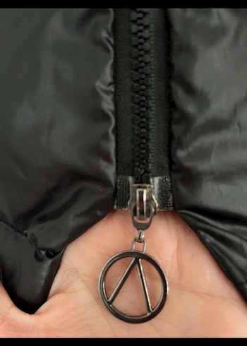 Kürk Detaylı Siyah Uzun Kadın Yelek - Görsel 5